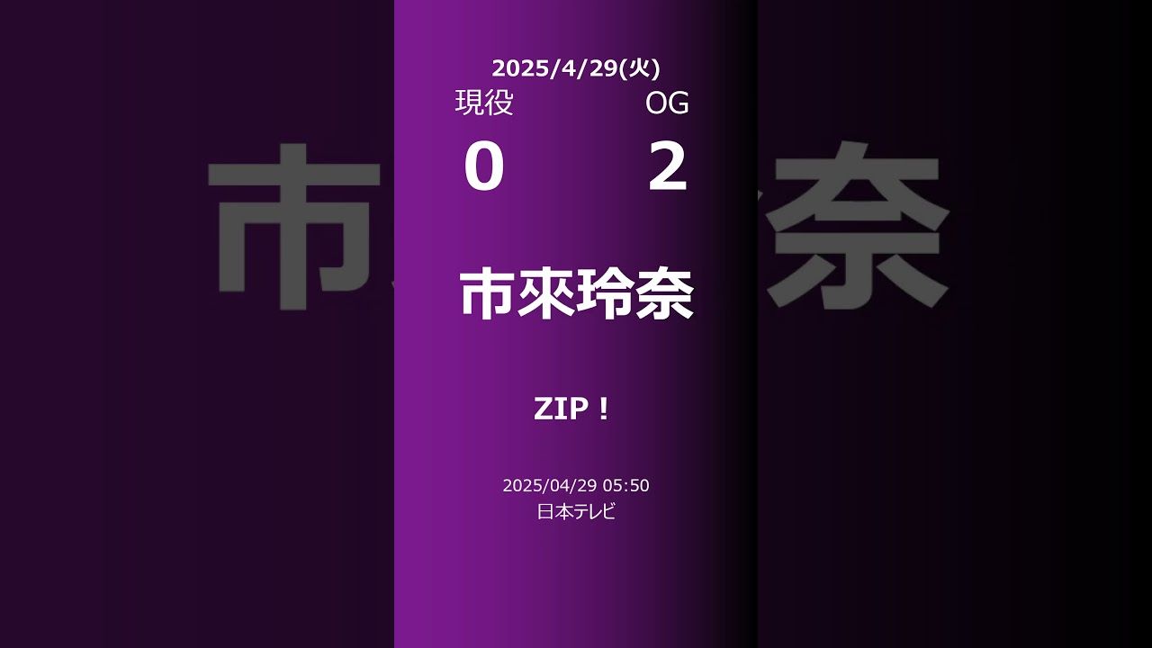 【明日の乃木坂】現役・OG 2025/04/29 #shorts #乃木坂46 【番組出演】