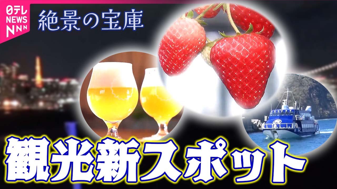 【観光】非日常空間の夜行船！ /いちご狩りのエンターテイメント/絶景の宝庫　伊豆大半島