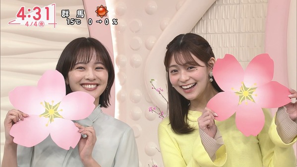 【画像】今日の河出奈都美さんと田﨑さくらさん　4.4
