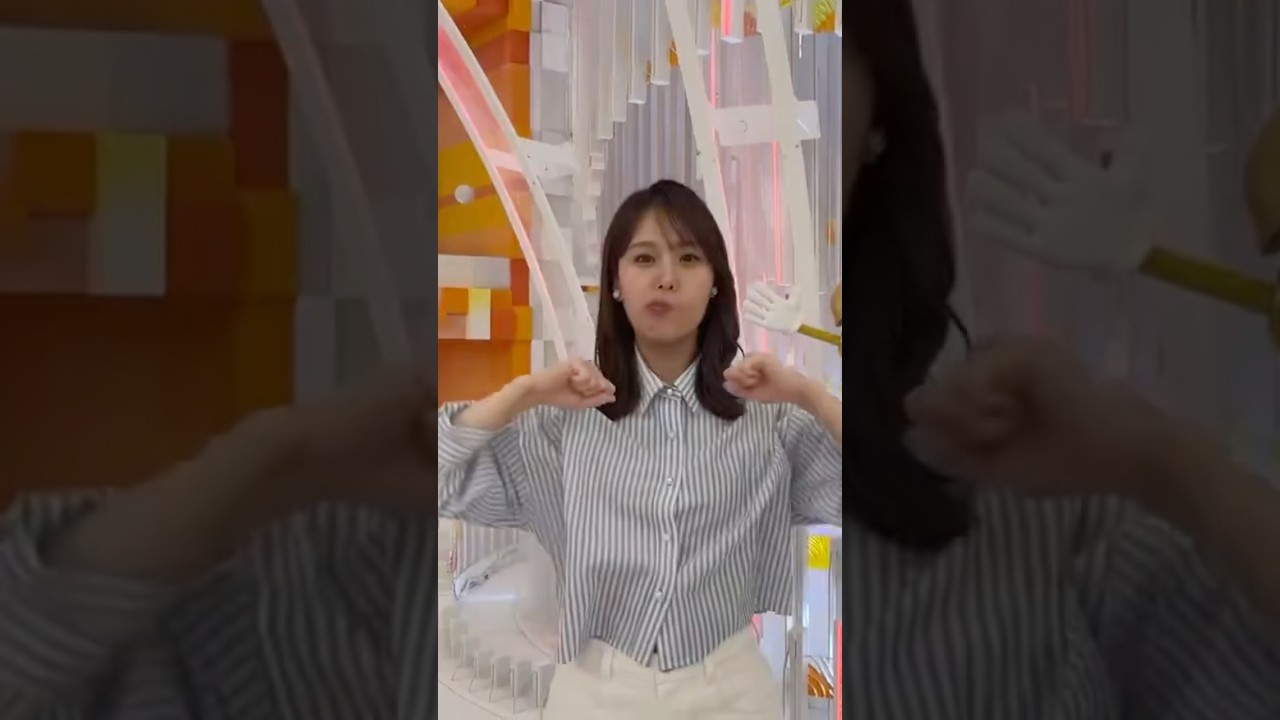 【井上清華】3月10日スマイル・チャージ #shorts #めざましテレビ #スマイル チャージ #フジテレビ
