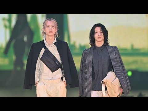 もーりーしゅーと、綺麗めコーデで雰囲気ガラリ もーりーはツインお団子ヘア【GirlsAward 2025SS】