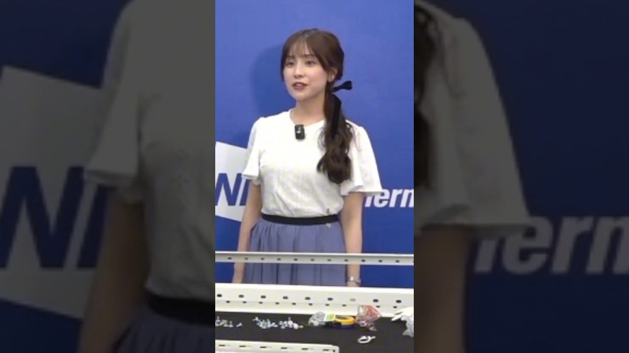 バトンタッチから20分…散々やってきた感だす松雪彩花さん