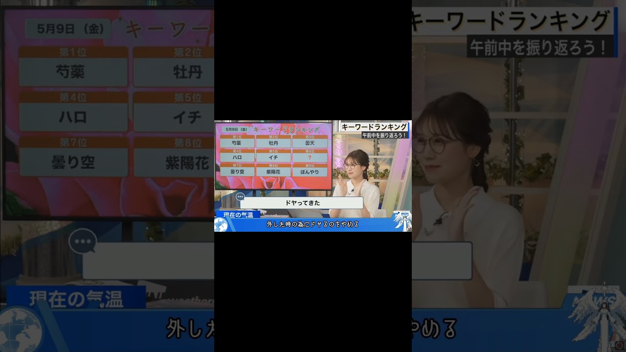 【戸北美月】謙虚に　続きはチャンネルへ　＃戸北美月 ＃お天気お姉さん ＃天気キャスター #ウェザーニュース
