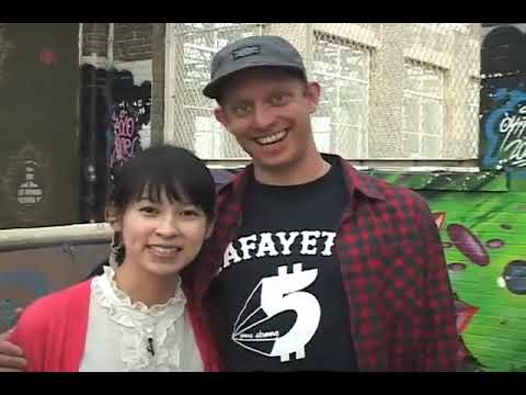 久保田祐佳アナ 2010年 L.A でスケボー青年と交流