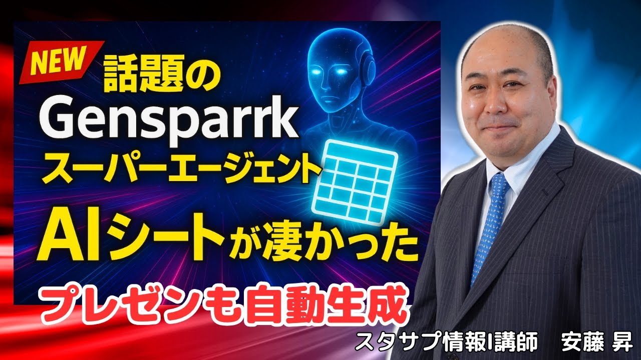 【衝撃】話題のGensparkスーパーエージェント AIシートが凄すぎた！