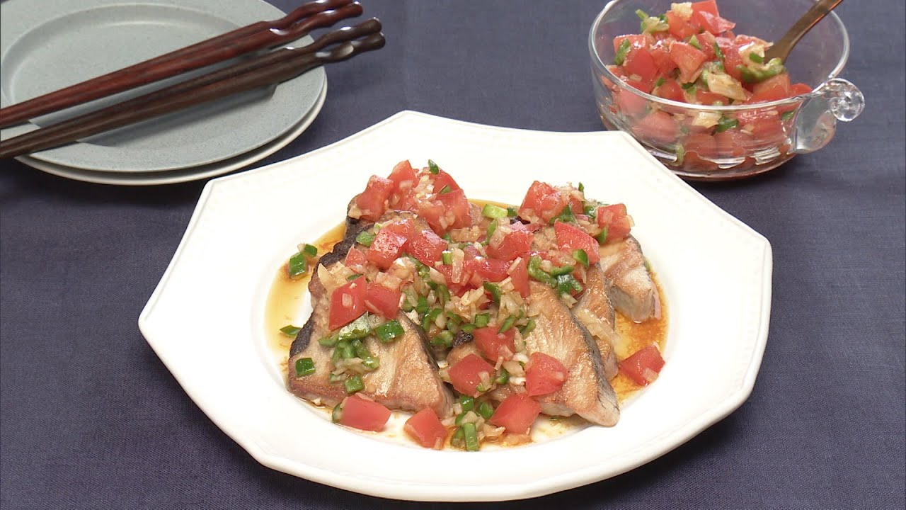 【3分クッキング公式】かつおのフレッシュトマトサルサ／冷ややっこのフレッシュトマトサルサ／アボカドのフレッシュトマトサルサ