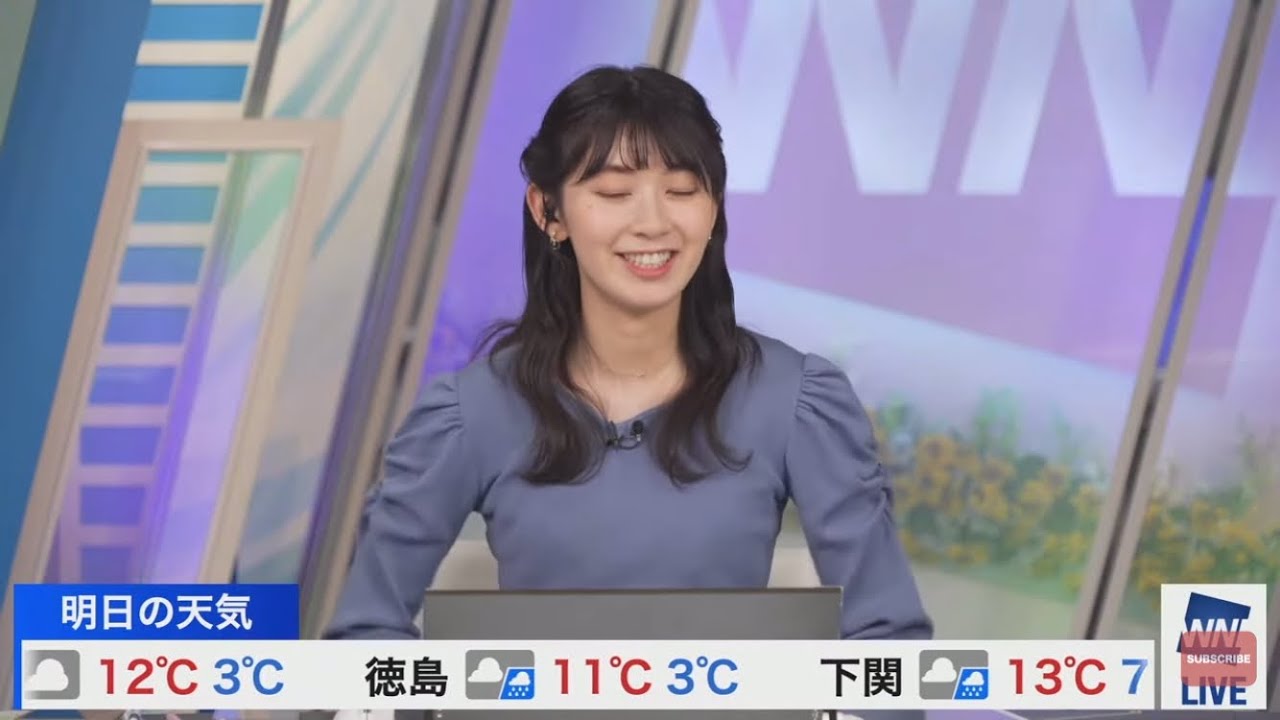 檜山沙耶の気合いの入れ方【ウェザーニュース切り抜き】