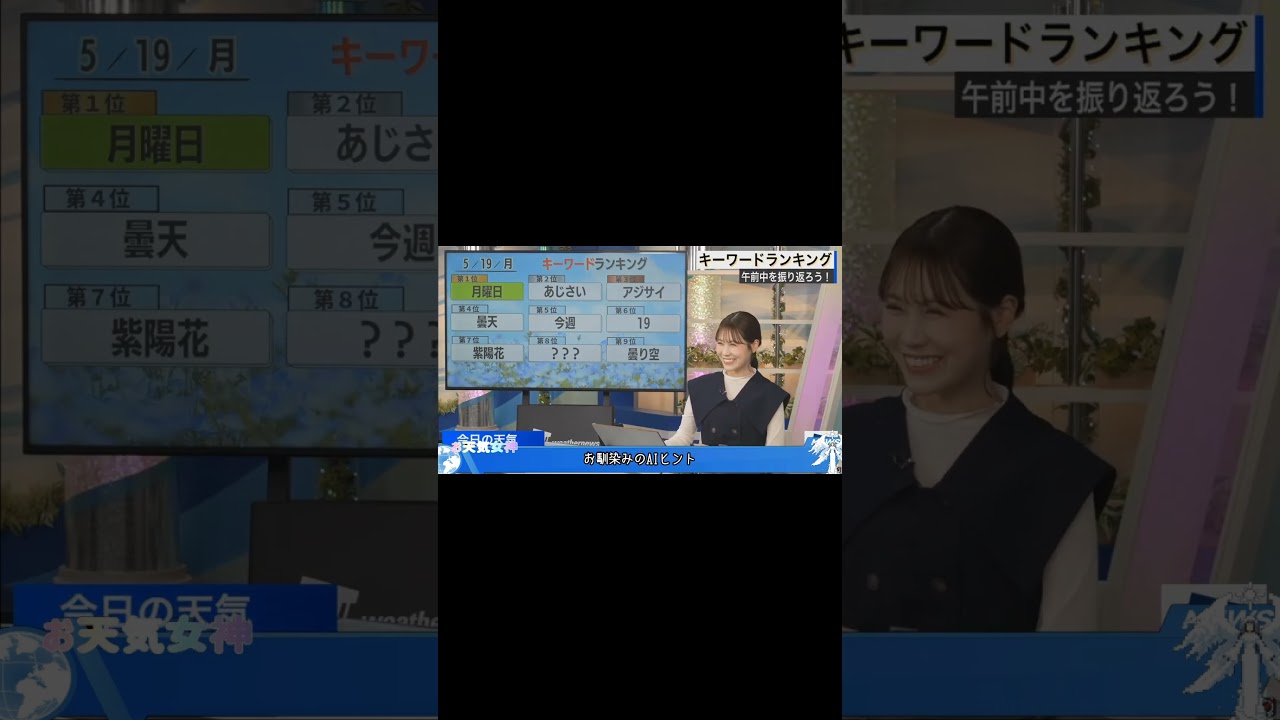【戸北美月】ヤツが再び　＃戸北美月 ＃お天気お姉さん ＃天気キャスター #ウェザーニュース