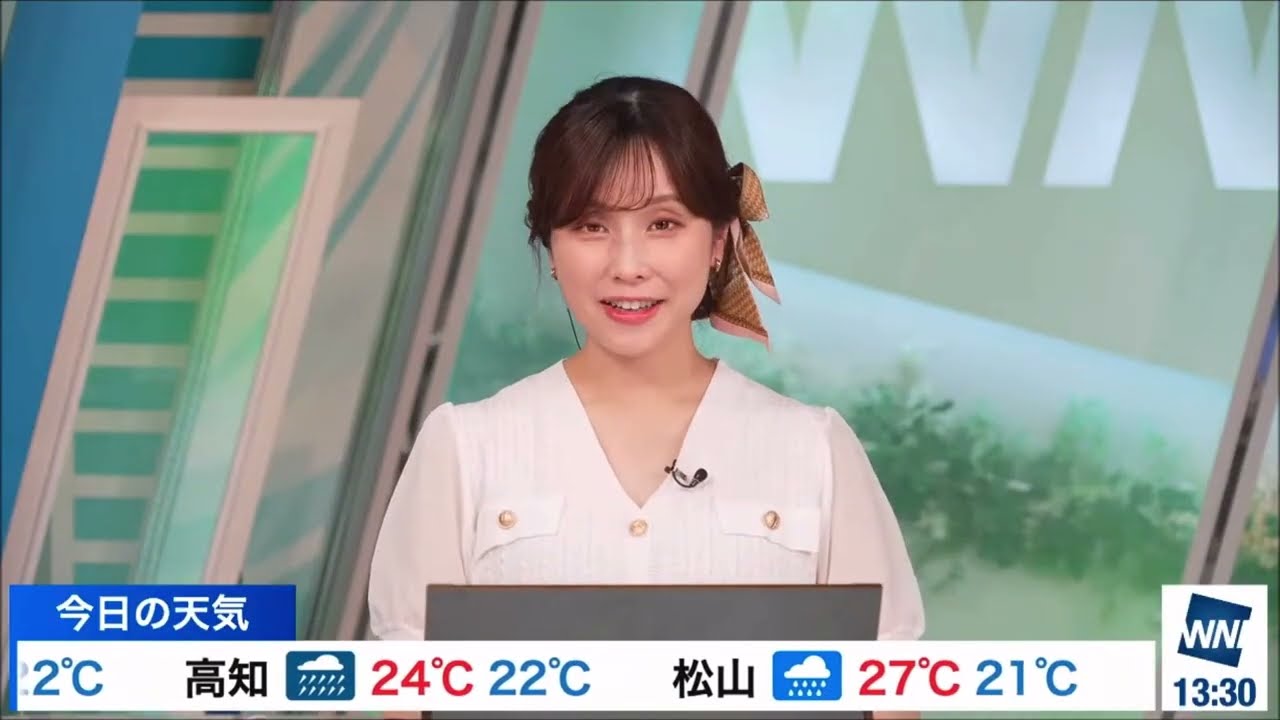 【松雪彩花(あやち)】🌈🎀🍙🍓🌰誰もがやってしまうカフ芸からウェザーニュースproでのリポート紹介✨