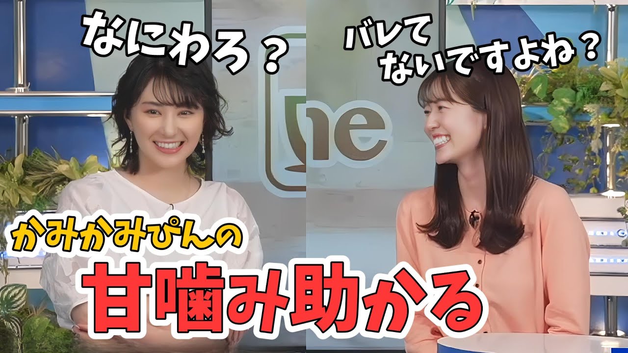【青原桃香・白井ゆかり】甘噛み桃ちゃんの「白井ゆきゃりキャスター」【ウェザーニュース切り抜き】