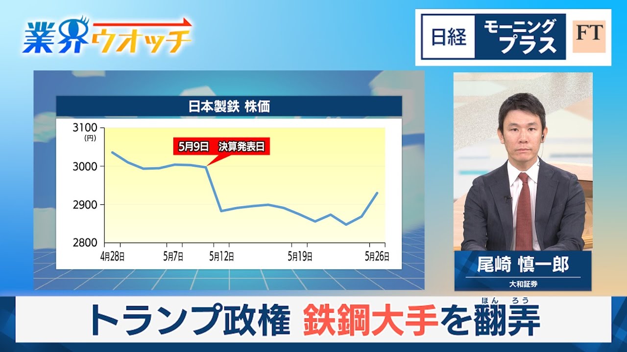 トランプ政権　鉄鋼大手を翻弄【日経モープラFT】