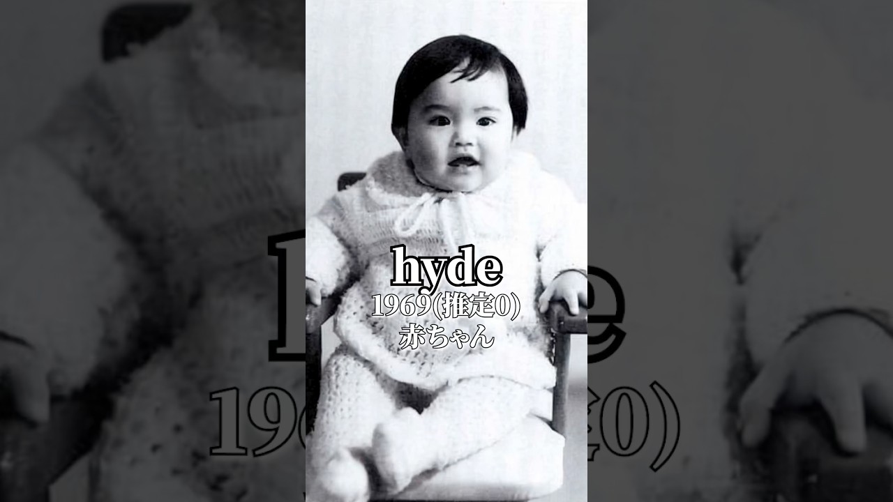 【奇跡の56歳】hydeの歴史 #ラルクアンシエル