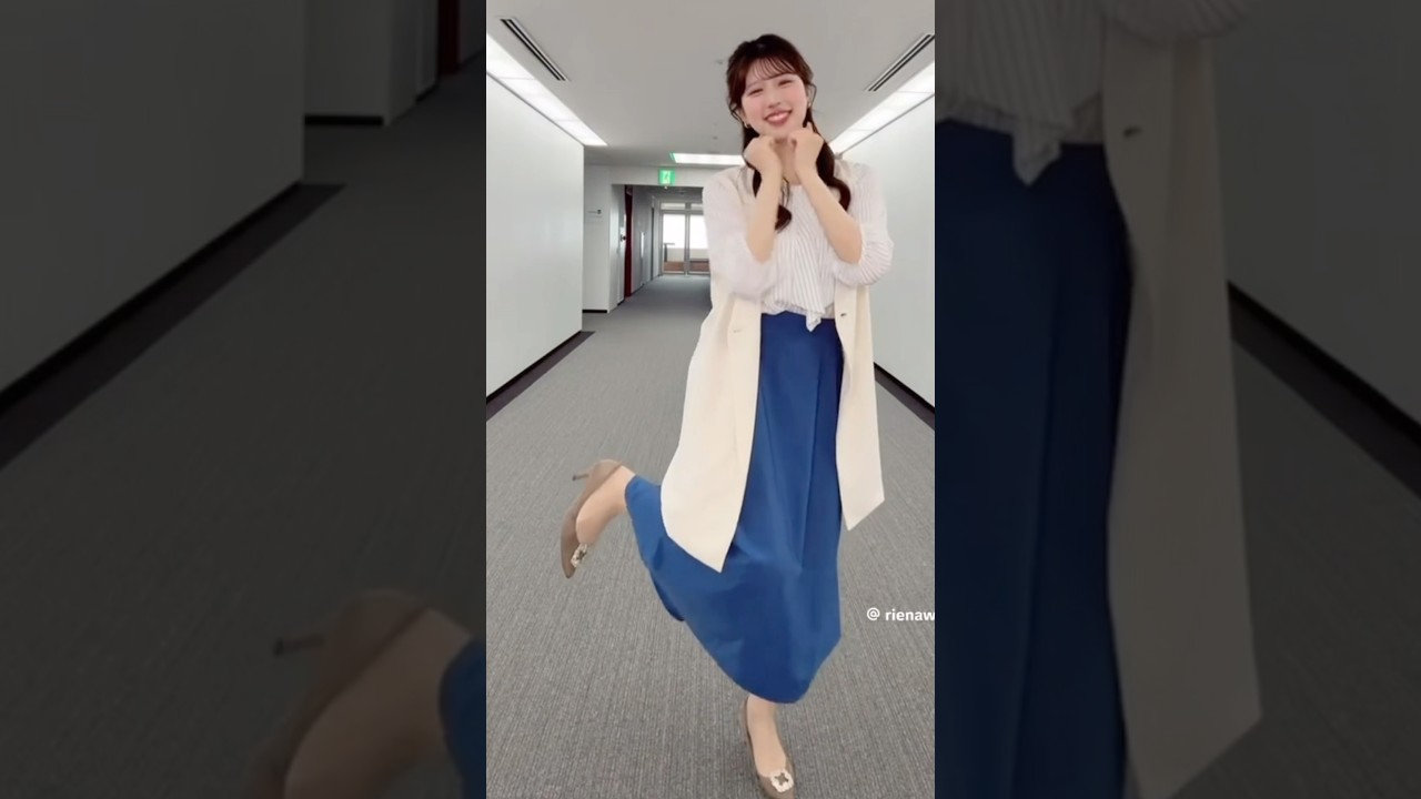 また会社で踊っちゃったお天気お姉さん#小林李衣奈
