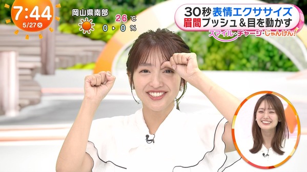 【画像】今日の藤本万梨乃さん　5.27