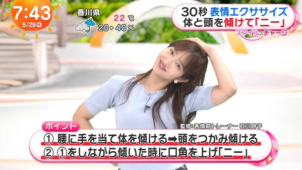 【画像】今日の藤本万梨乃さんとせきぐちりささん　5.29