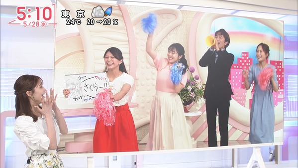 【画像】今日の田﨑さくらさんと山本里咲さん　5.28