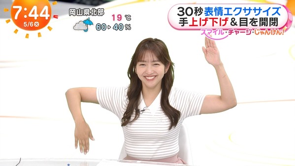 【画像】今日の藤本万梨乃さんと原田葵さん　5.6