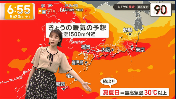 【画像】今日の今井春花さん　5.20