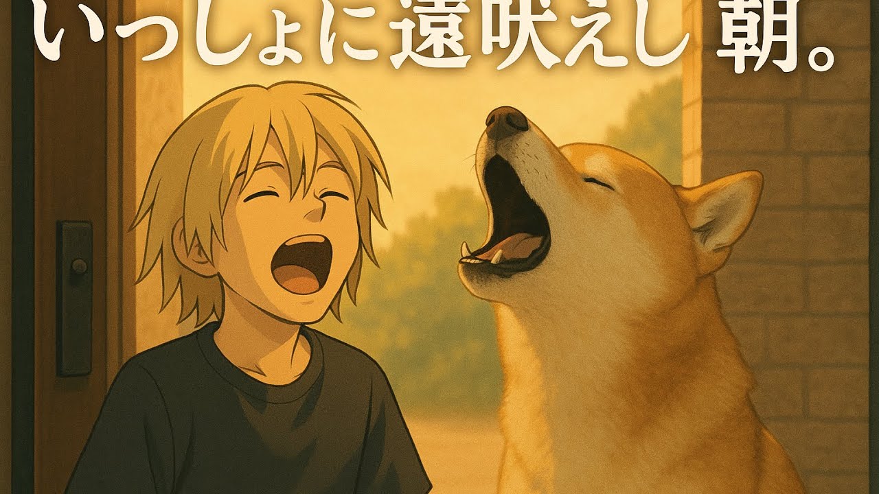 【柴犬飼い主55歳】いってらっしゃいの遠吠え…涙が止まらない朝