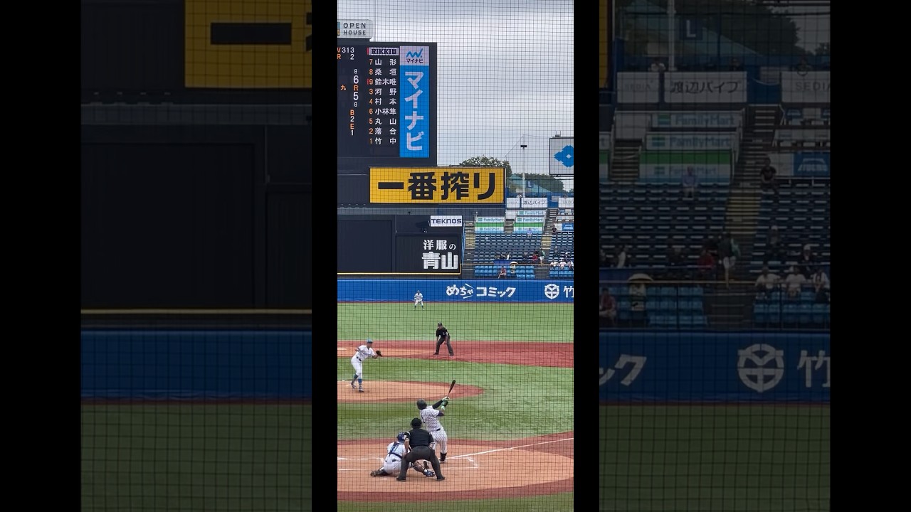 鈴木唯斗選手　ライトへの逆転ツーランホームラン！今春3本目！