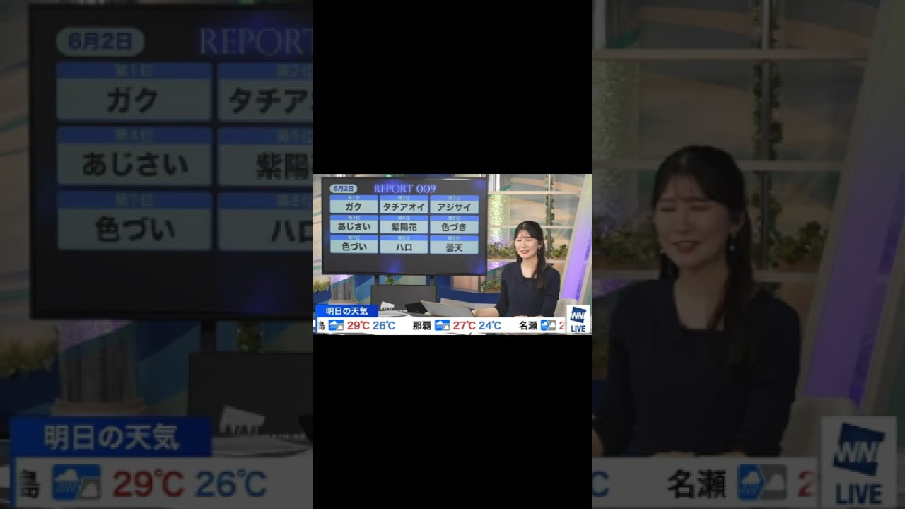 【駒木結衣】どんてん🐹（250602_ウェザーニュースlive Moon)