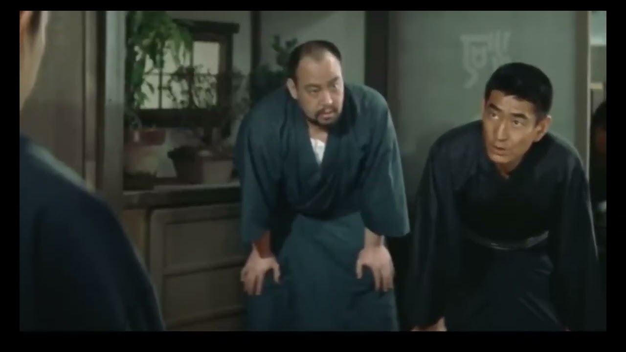 【日本やくざ伝⭐︎総長への道⭐︎1971年】高倉健40歳・鶴田浩二46歳の仁義を切るシーン