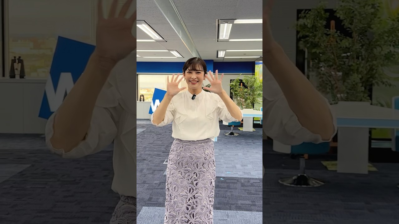 週末まであと少し、、明日もファイト！#通勤タイパ #山岸愛梨 #ファイト