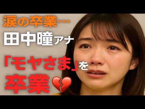 🎤 涙の卒業…田中瞳アナが『モヤさま』を卒業💔その理由と想いとは？😢📺