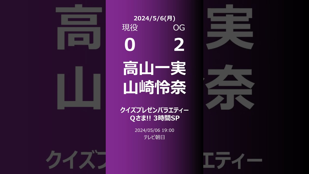 【明日の乃木坂】現役・OG 2024/05/06 #shorts #乃木坂46 【番組出演】