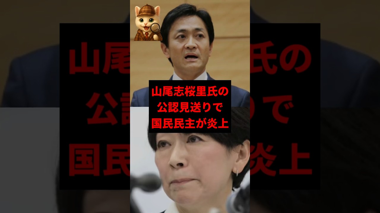 【は？】山尾志桜里を擁立→撤回！国民民主の迷走に怒り爆発！　#shorts