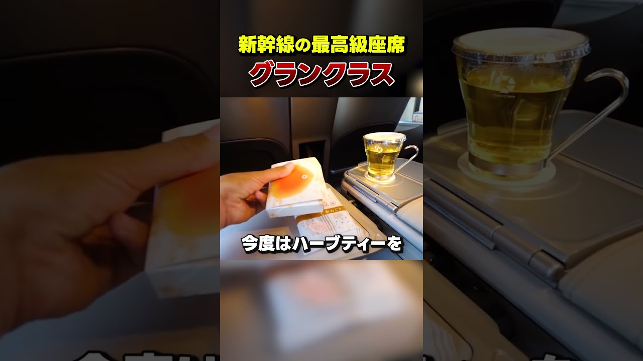 【贅沢】グランクラスで往復してみた【新幹線】