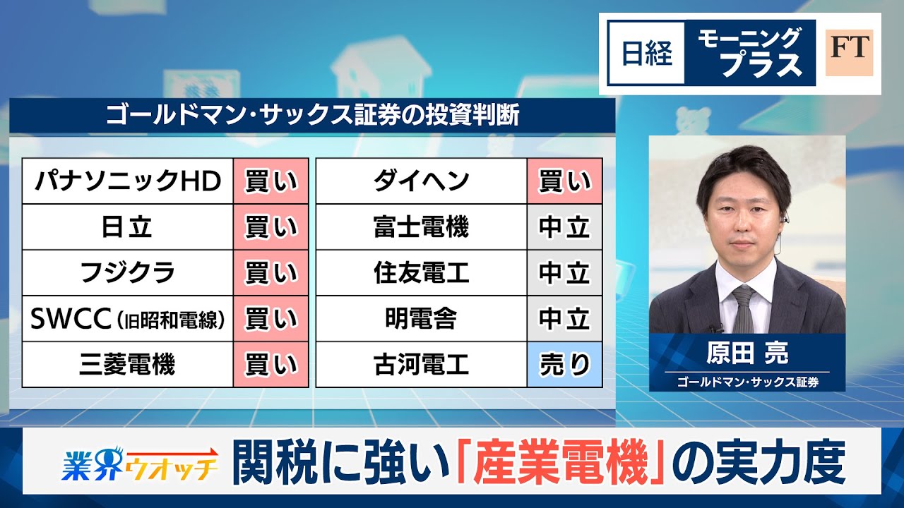 関税に強い「産業電機」の実力度【日経モープラFT】