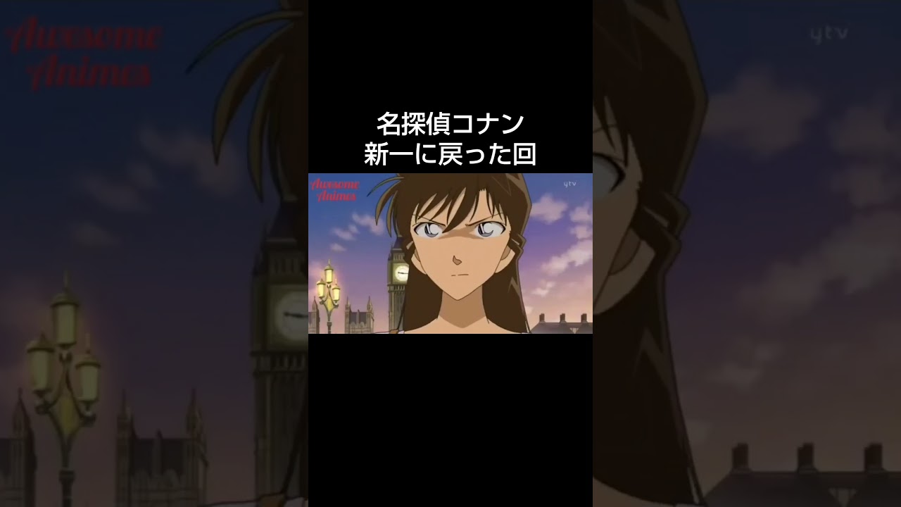【名探偵コナン】コナンが新一に戻って蘭と会う回　#名探偵コナン