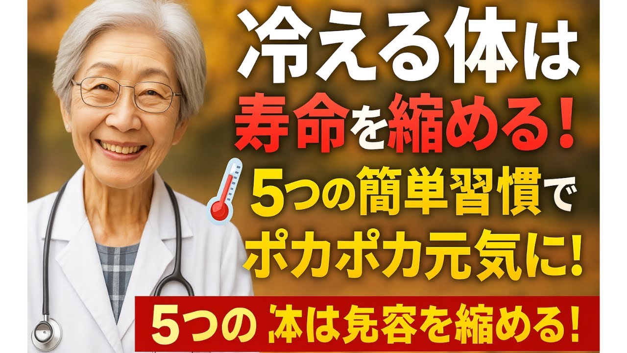 【要注意】体温が下がると寿命が縮まる!? 簡単改善術を紹介