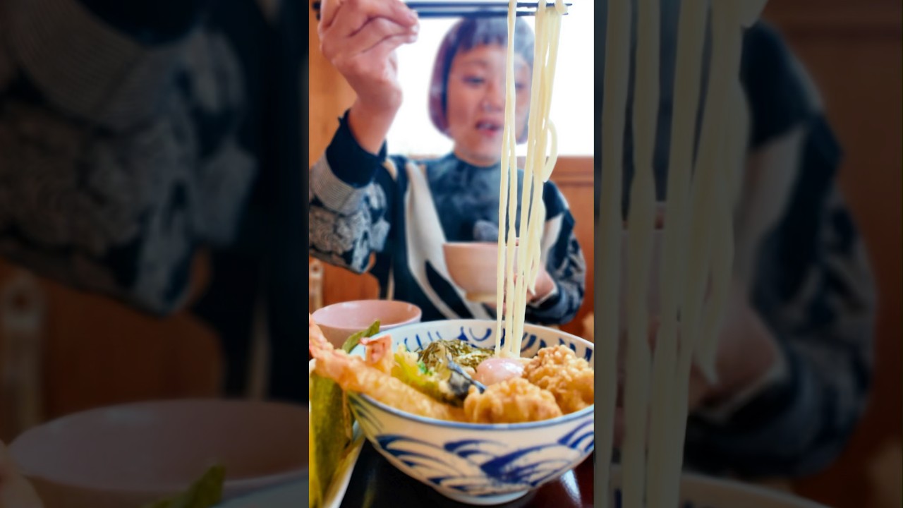 出雲市で本場讃岐で修行されたご店主さんのつくる出雲讃岐 #うどん #すする音