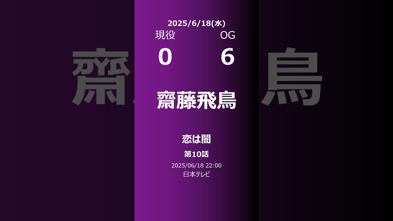 【明日の乃木坂】現役・OG 2025/06/18 #shorts #乃木坂46 【番組出演】