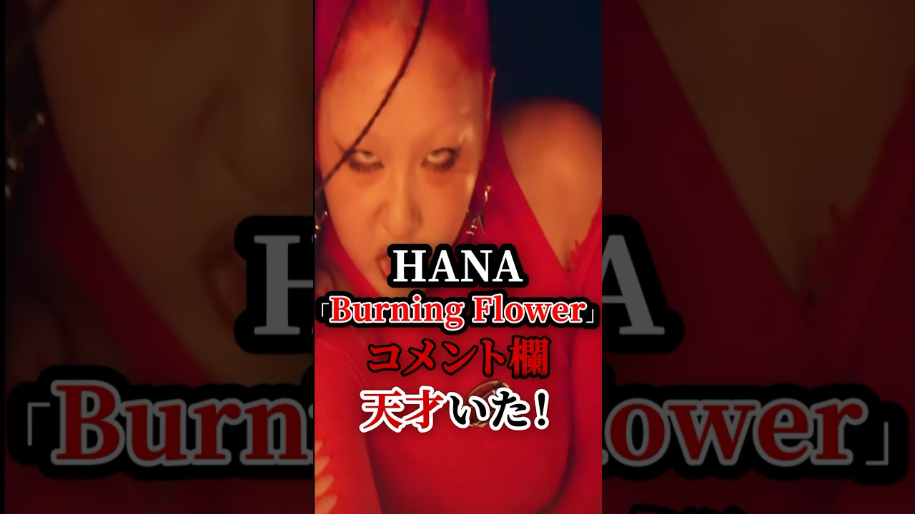 HANA#Burning Flowerコメント欄に天才いた！　チカ