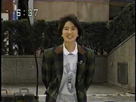 バスケをする豊田順子アナ