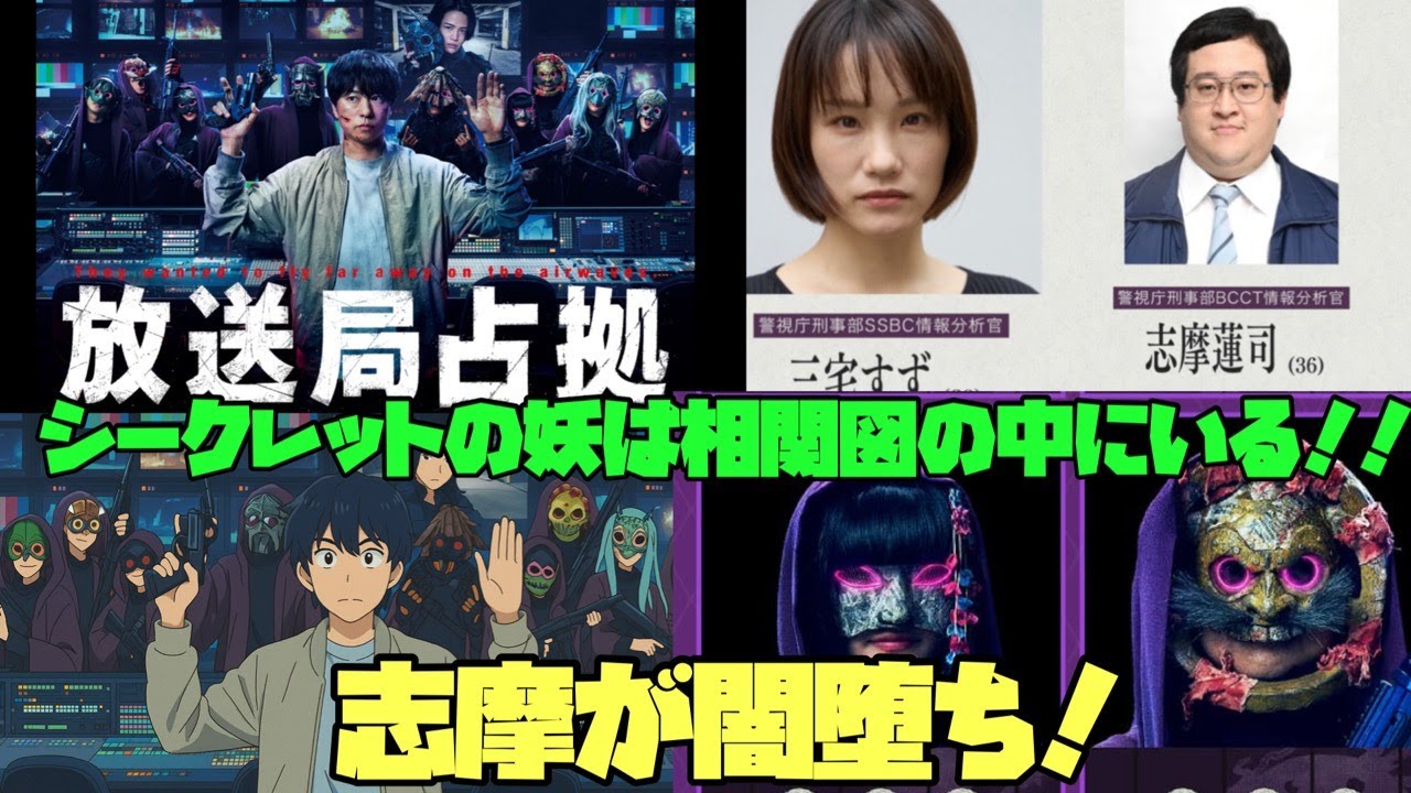 放送局占拠　櫻井翔　菊池風磨　シークレットの妖は相関図の中にいる！志摩が闇落ち!!　占拠シリーズ最新作