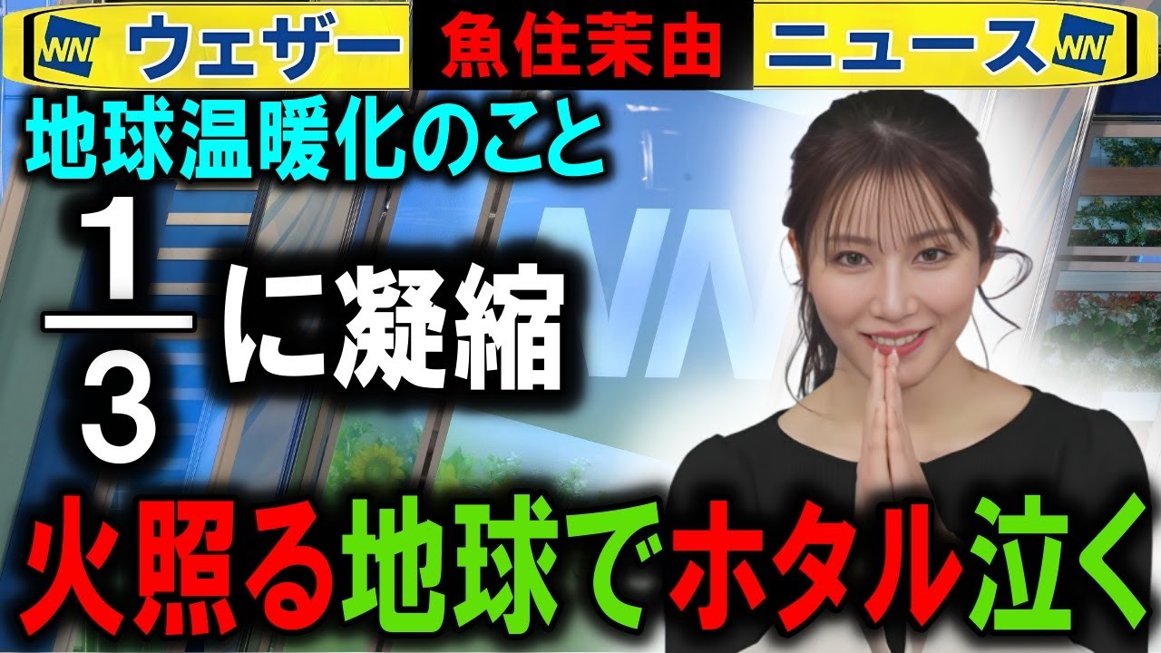 【魚住茉由】地球環境とホタルの危機 ウェザーニュース特番