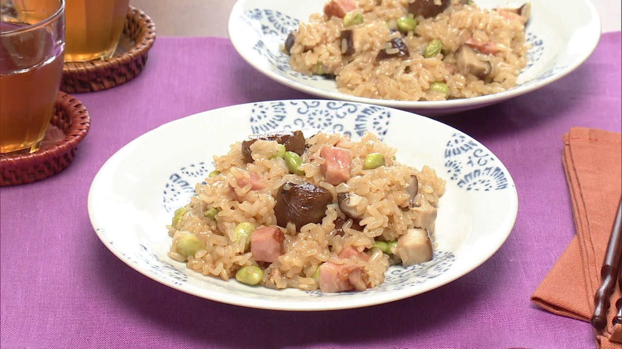 【3分クッキング公式】レンチン中華おこわ