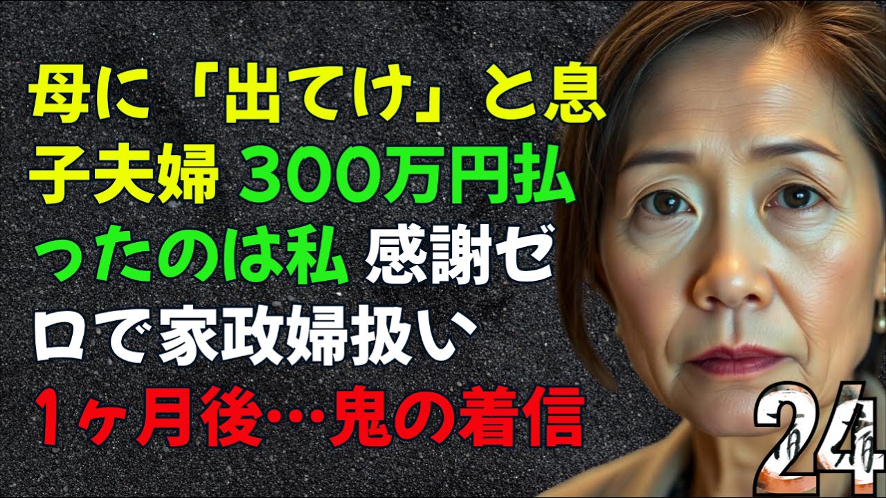 「貯金まだあるんでしょ？」追い出された母に擦り寄る息子夫婦の末路が悲惨すぎた… | 人生の教訓