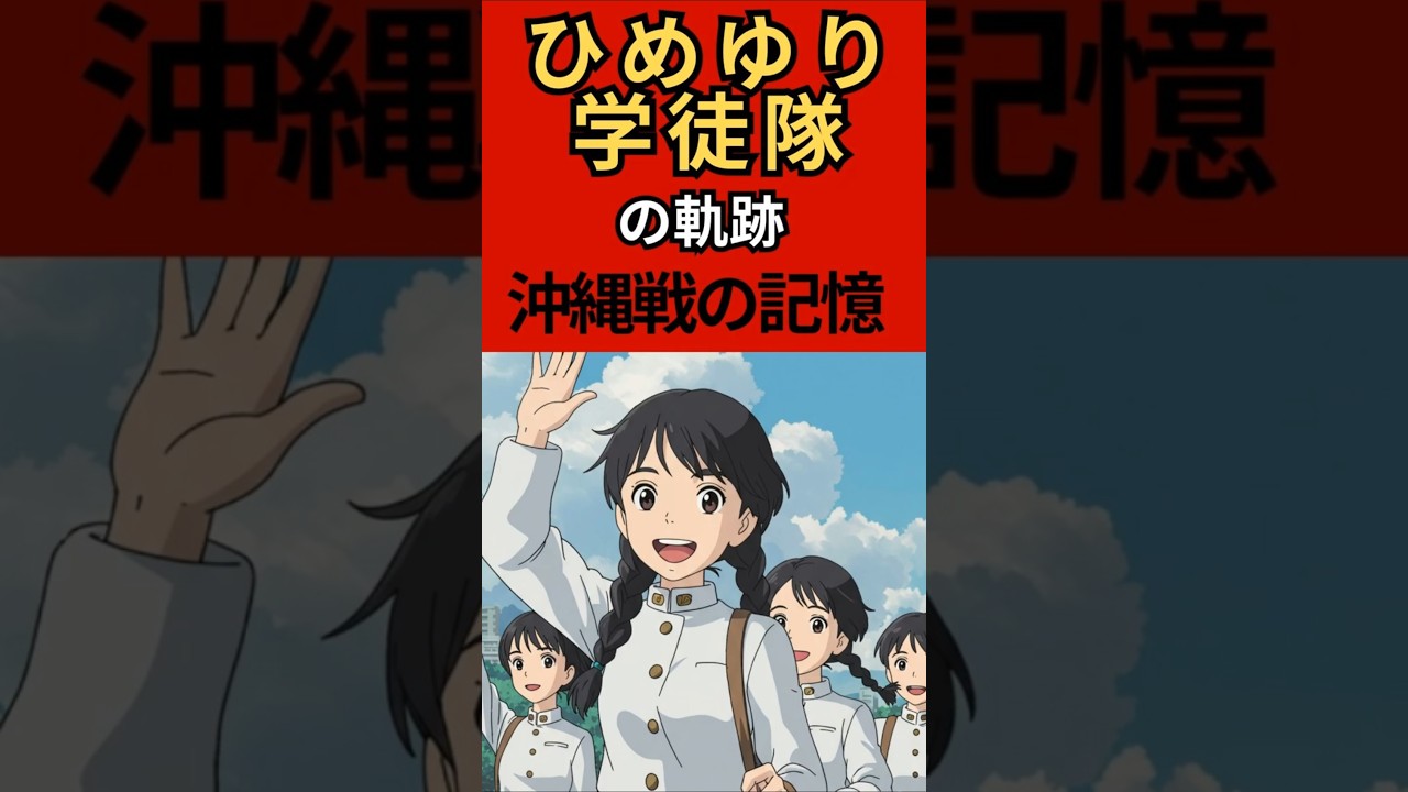 ひめゆり学徒隊の軌跡：沖縄戦の記憶　　　　　　　　　　　　　　　　　　　　　　　　　　　　　#ひめゆり学徒隊 #沖縄戦 #コクーン ある夏の少女たちより #ある夏の少女たちより #cocoon