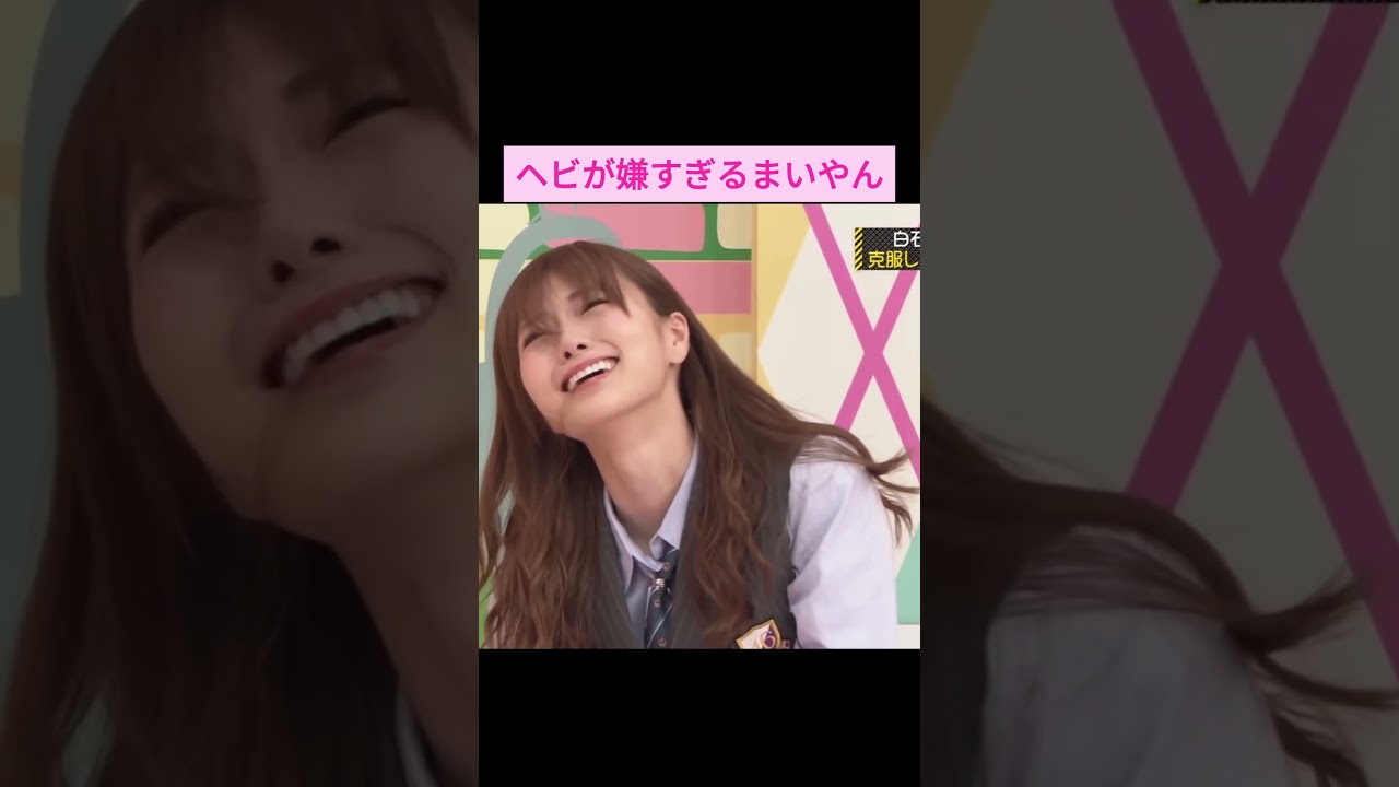 【白石麻衣】ヘビが嫌すぎるまいやん をお届け #shorts  #白石麻衣    #乃木坂46 #乃木坂工事中 蛇年