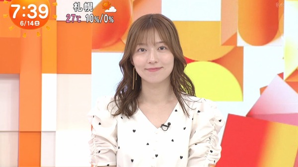 【画像】今日の阿部華也子さん　6.14