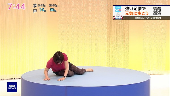 【画像】今日の赤木野々花さんと是永千恵さん　6.30※筋肉体操の動画も