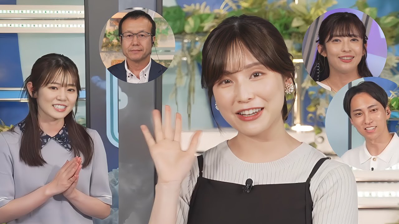 【松雪彩花】お休み前最後の出演まとめ！前日ムーンから最後の挨拶まで【山岸愛梨・青原桃香】【ウェザーニュース切り抜き】