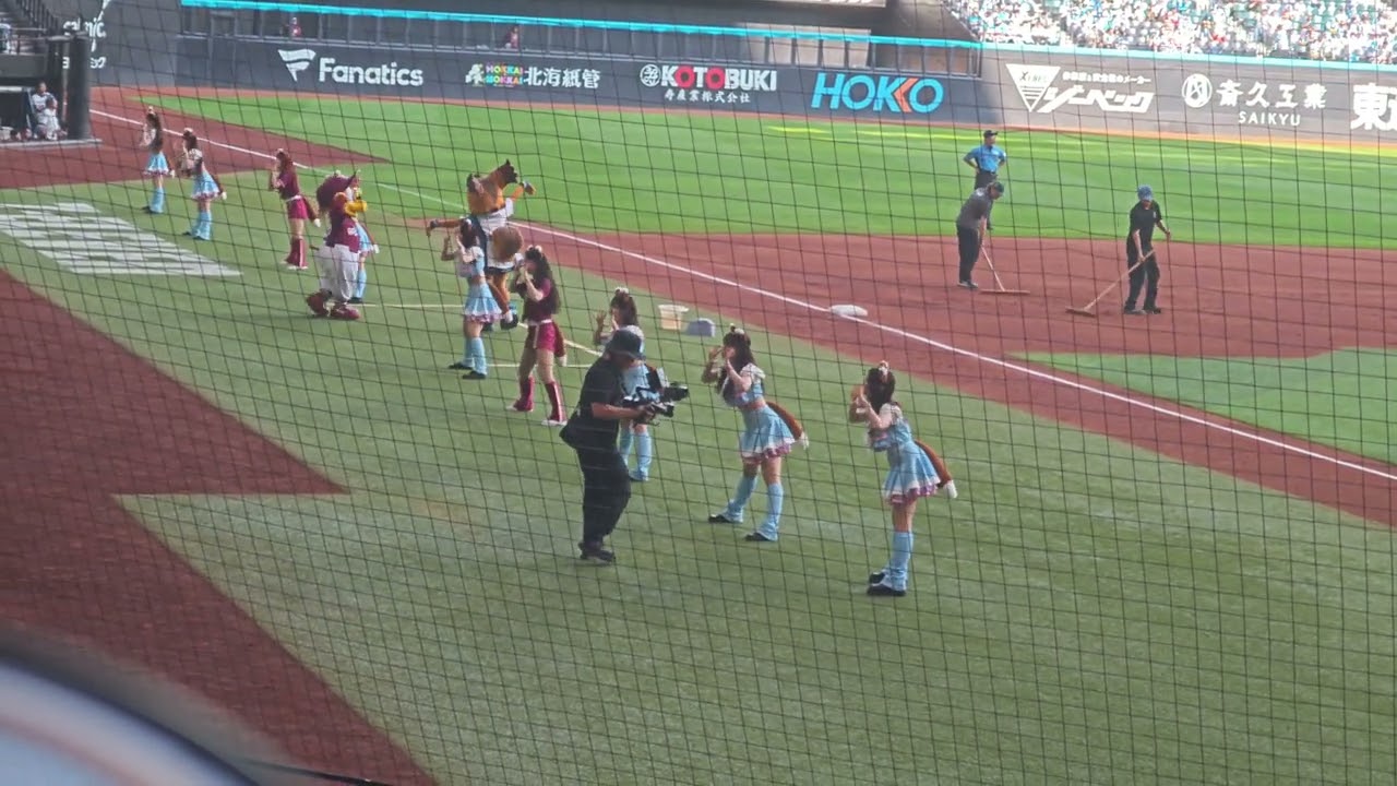 2025-07-05 森香澄さん　キツネダンス@ エスコンフィールド北海道 日本ハムファイターズvs.東北楽天ゴールデンイーグルス