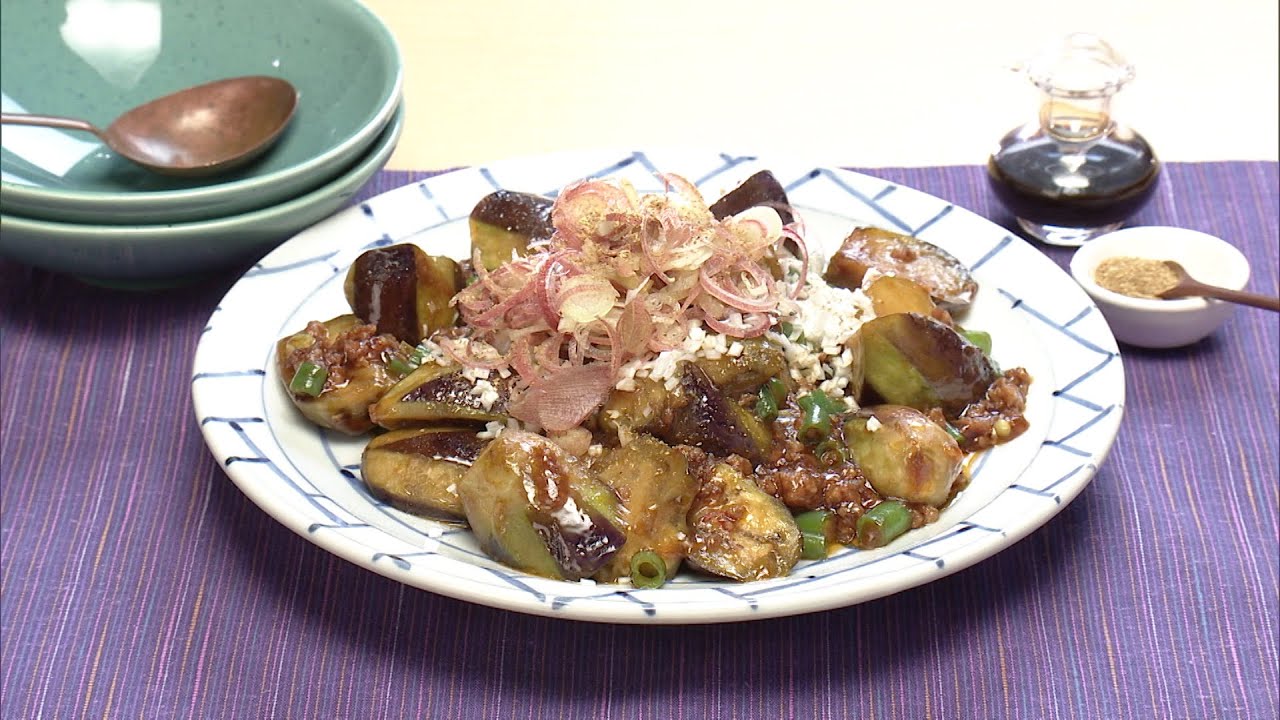 【3分クッキング公式】さっぱり麻婆なす