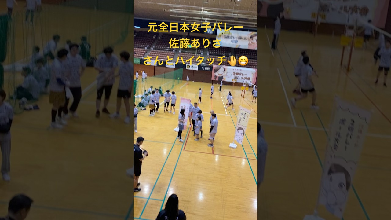 元全日本女子バレー佐藤ありささんの二個バレー